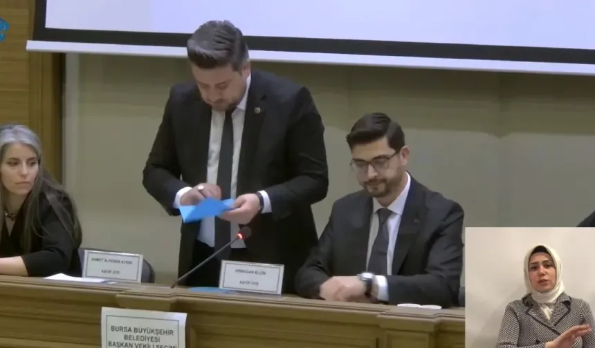 Bursa başkanvekili seçiminde birinci tur tamamlandı