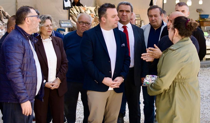 Başkan Vekili Tahsin Demirtaş’tan balıkçı esnafına ziyaret