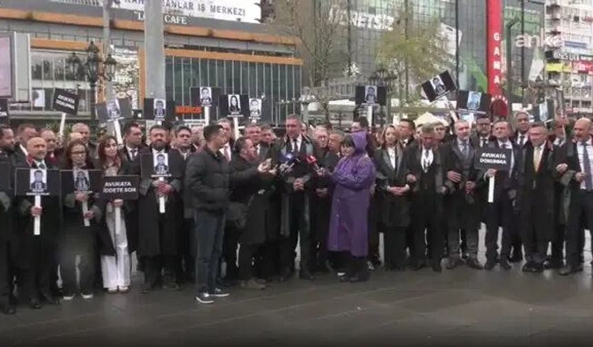 Avukatlara Şiddete Karşı Meclis Yürüyüşü