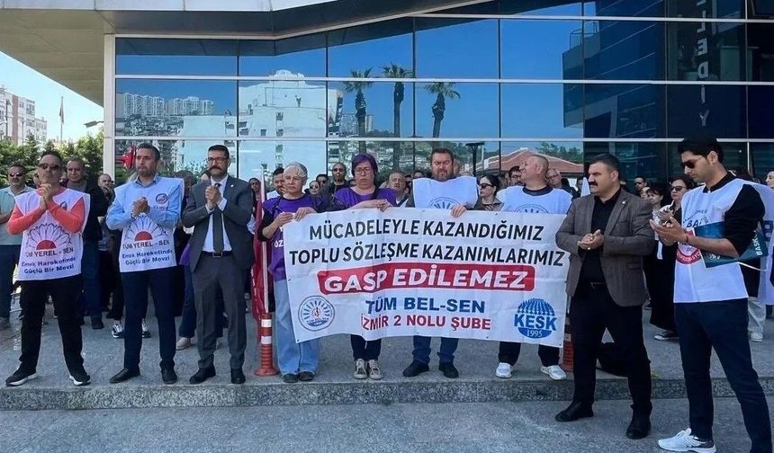 Bayraklı'da eylem şimdilik askıya alındı
