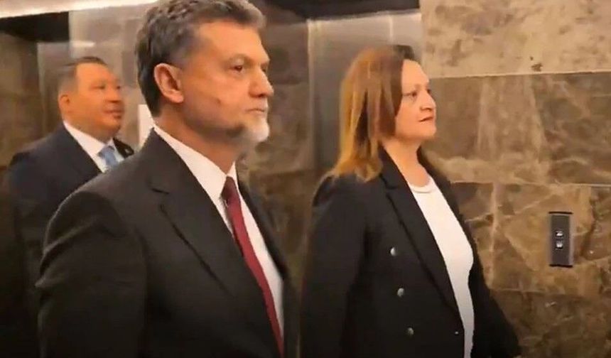 Burcu Köksal AKP Genel Merkezine geldi
