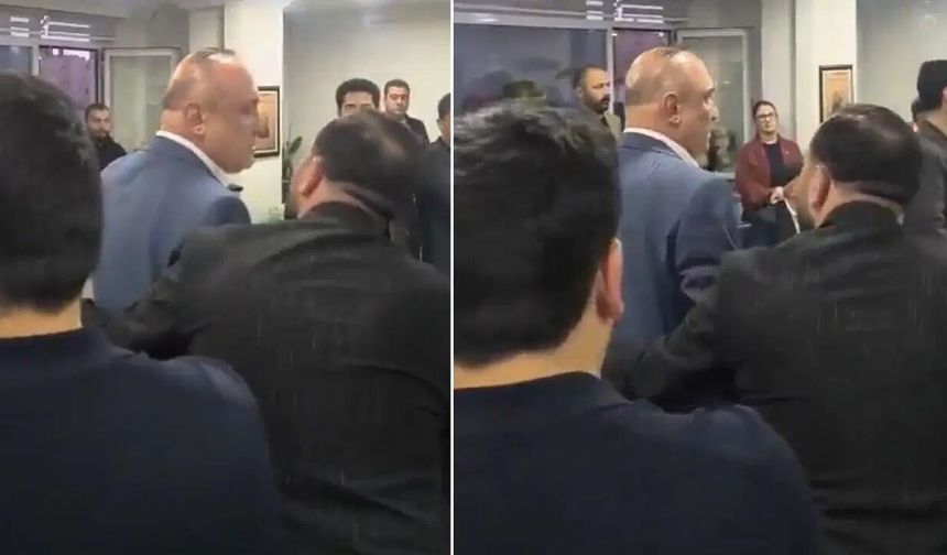 CHP’li Melih Meriç’e parti binasında protesto
