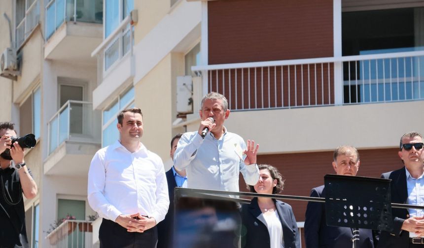 CHP lideri Özel: Sokaklarda büyük bir öfke görüyorum