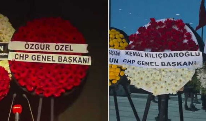Kılıçdaroğlu'nun çelengi salona alınmadı