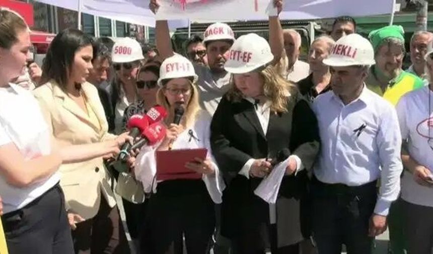 Emeklilerden hükümete: "Adalet istiyoruz"