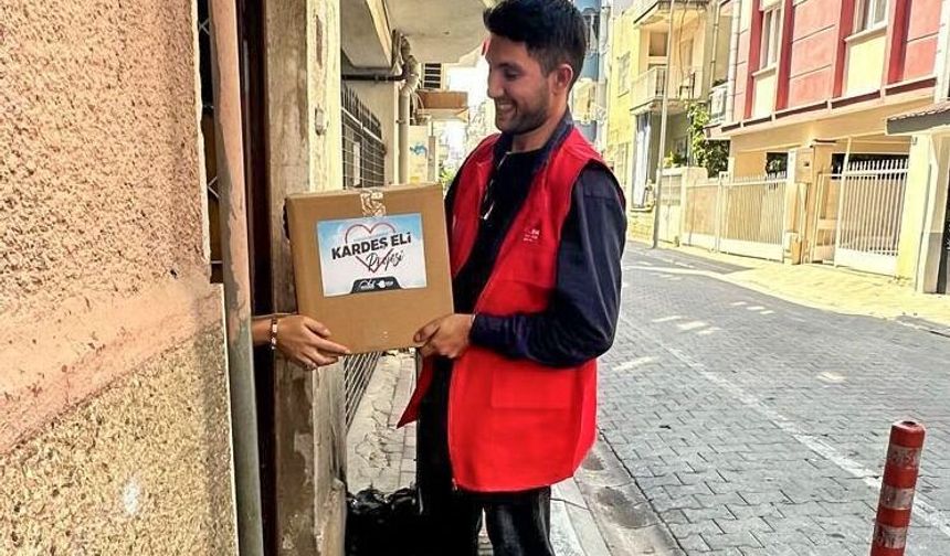 Başkan Yetişkin'den gıda desteği