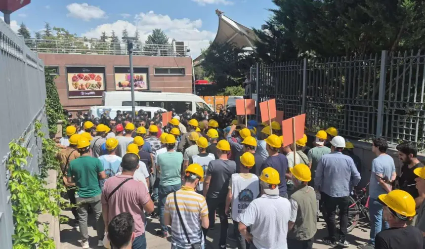 Ankara’da maden işçilerine polis müdahalesi