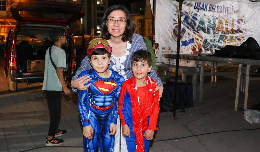 Uşak'ta mahalle şenliği düzenlendi