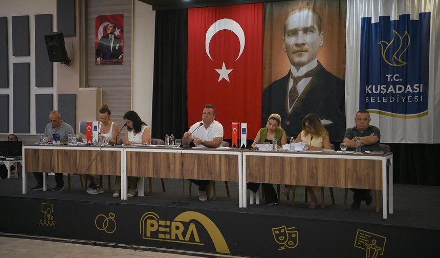 Kuşadası Belediye Meclisi'nden önemli kararlar