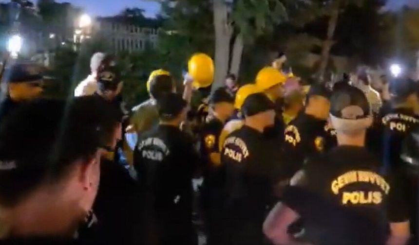 Madencilerin Ankara eyleminde 4 gözaltı: Aksu da gözaltında