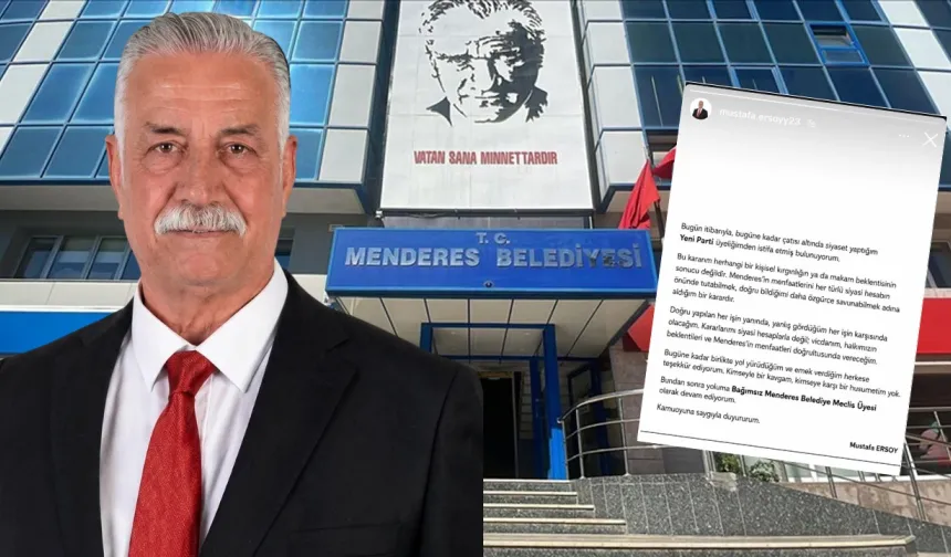 Menderes’te istifa dalgası sürüyor