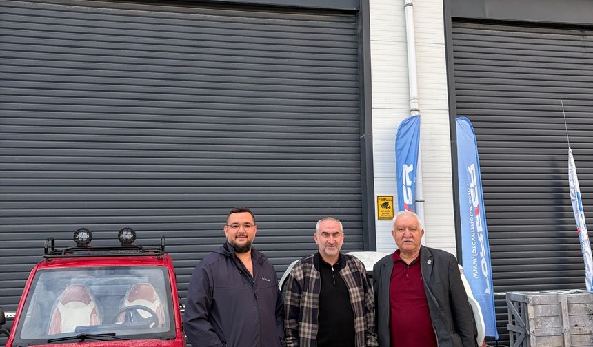Baskan Beşer elektrikli araç tesisini gezdi