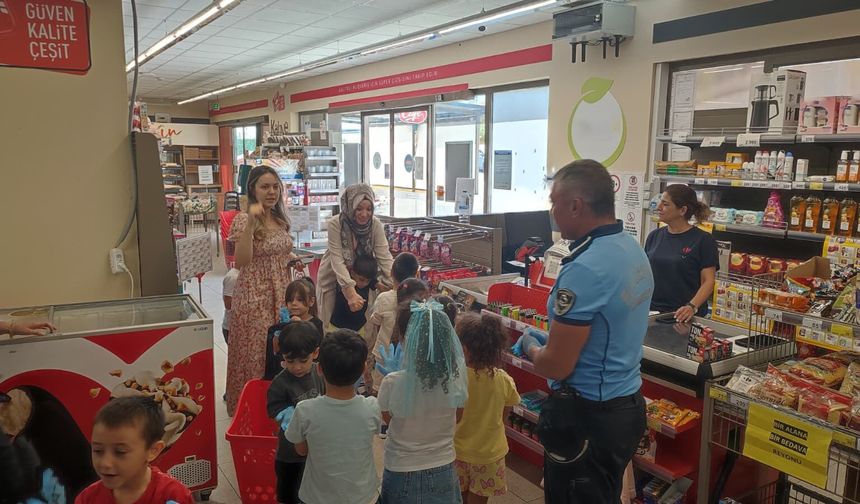 Zabıta haftası’nda miniklerden anlamlı denetim