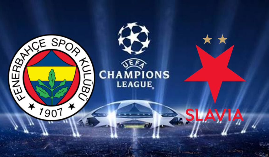 Fenerbahçe-Slavia Prag maçının ilk 11'leri belli oldu