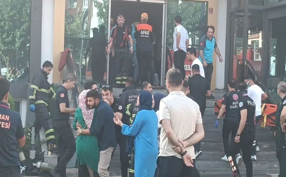 Batman’da spor salonunda yangın: 2 kişi öldü