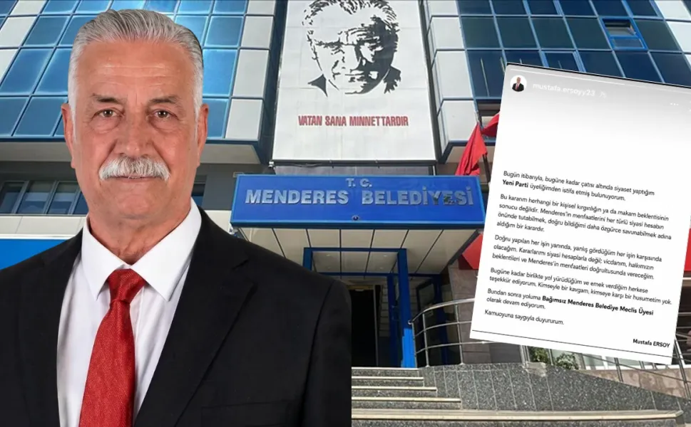 Menderes’te istifa dalgası sürüyor