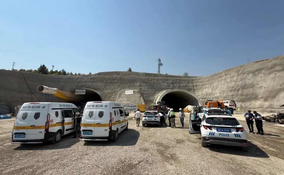 Tünel inşaatında iş kazası: 1 ölü