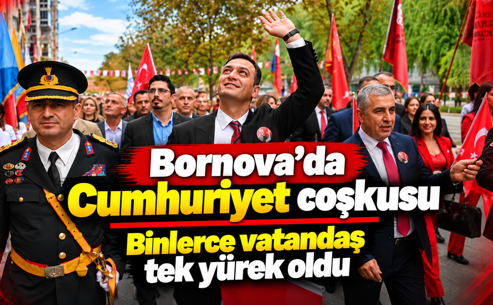 Bornova'da binlerce vatandaş tek yürek oldu