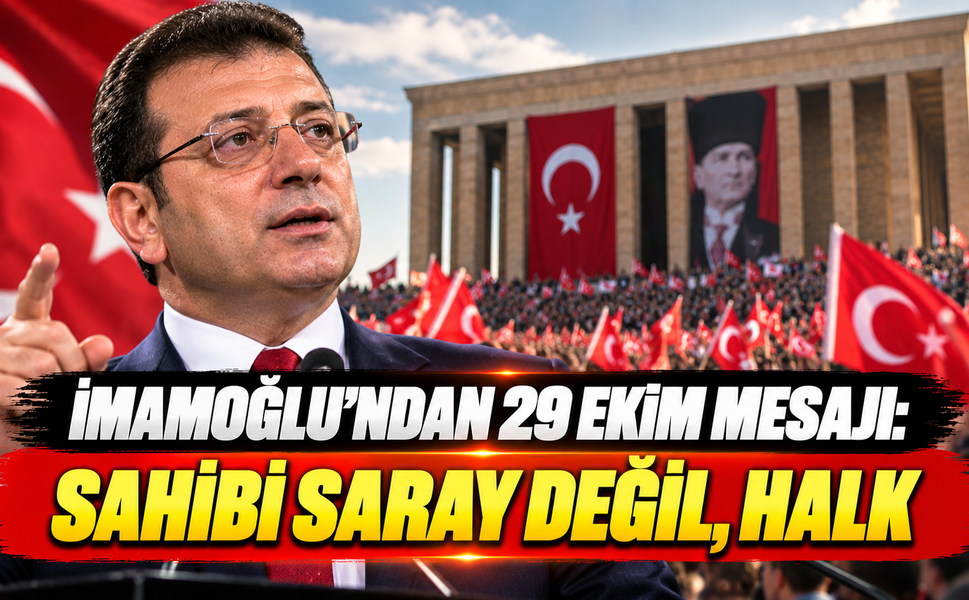 İmamoğlu'ndan 29 Ekim mesajı: Sahibi saray değil, halk