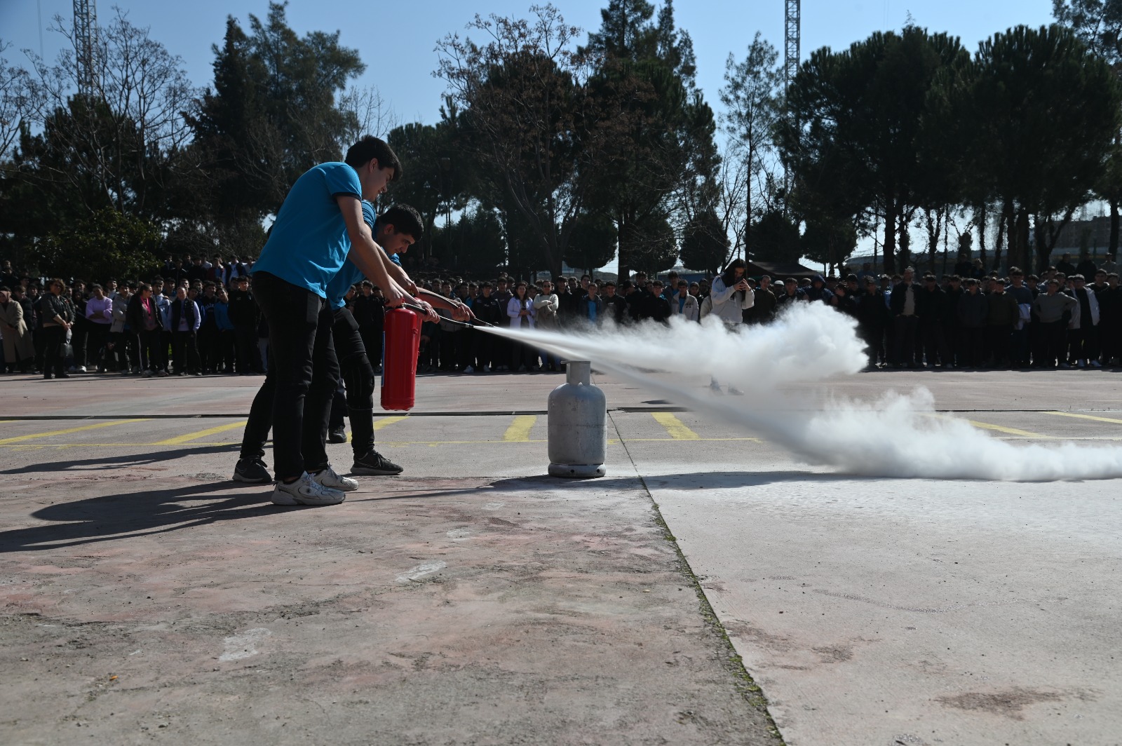 Manisa'da Deprem Ve Yangın Tatbikatı Afet Farkındalığı Artıyor (5) Kopya