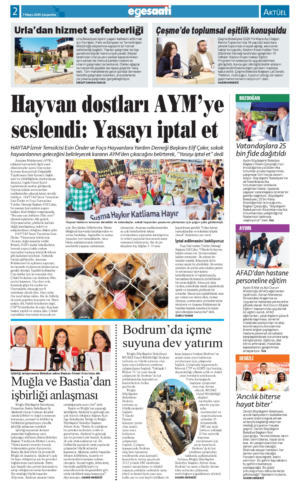 7 Mayis Çarşamba 2