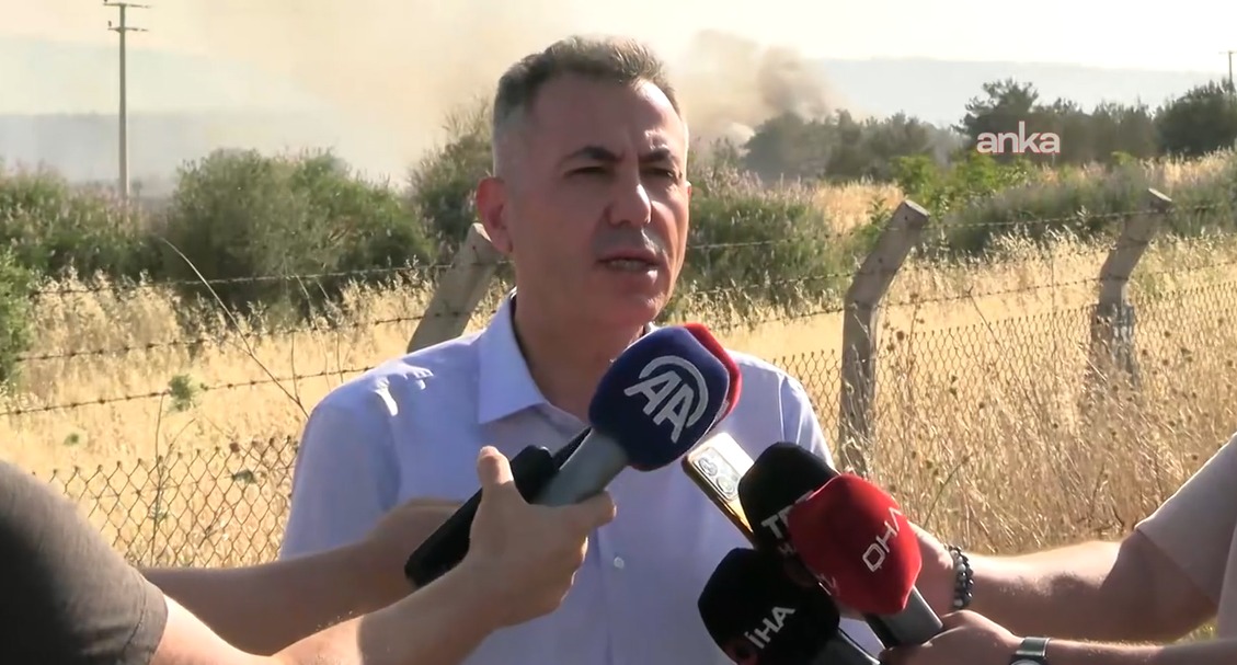 Bornova'daki Orman Yangınıyla Ilgili İzmir Valisi Elban'dan Açıklama! (1)