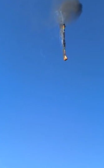 Brezilya'da Sıcak Hava Balonu Yanarak Düştü! Ölüler Var