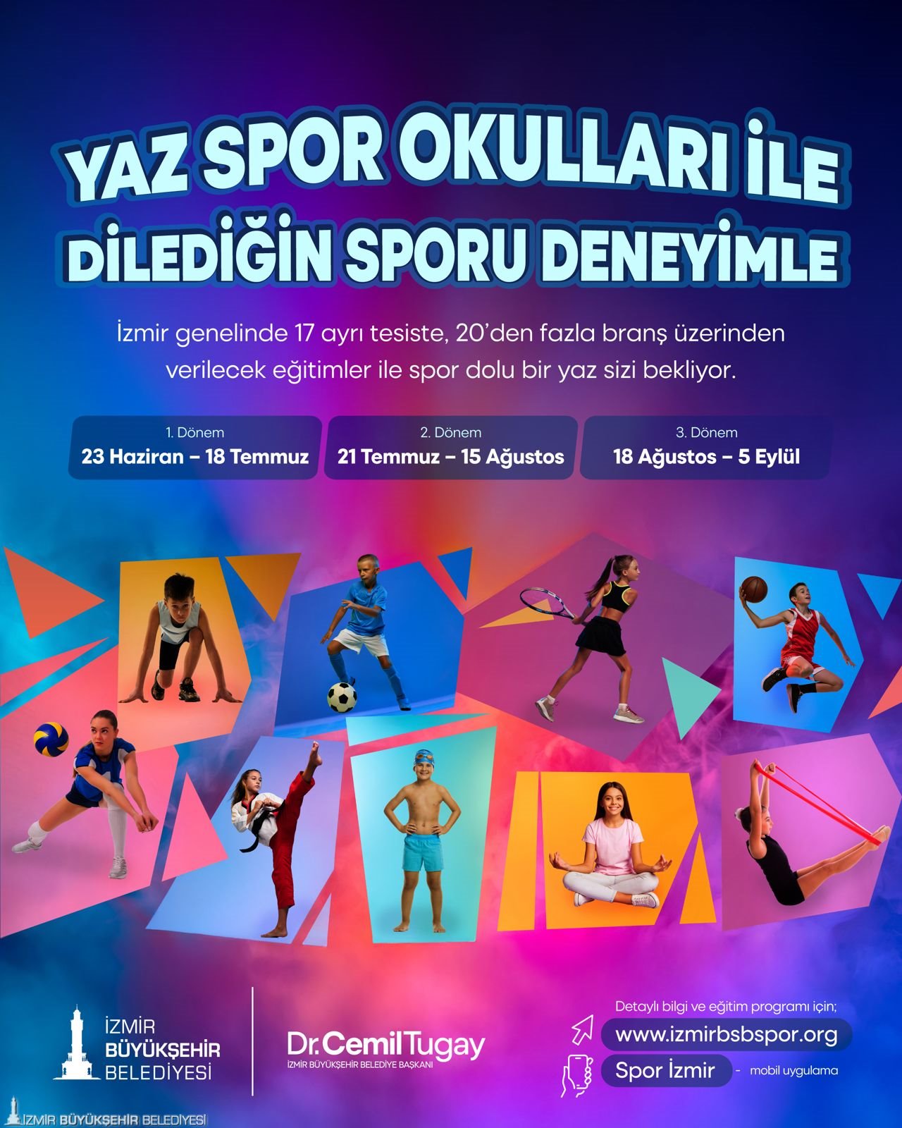 İzmir'de Yaz Spor Okulları Başlıyor4 17 Tesiste Ücretsiz Eğitim