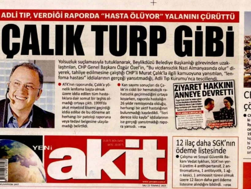 Akit'ten Yeni Skandal! ‘Turp Gibi’ Diyerek Murat Çalık’ı Hedef Aldı-1