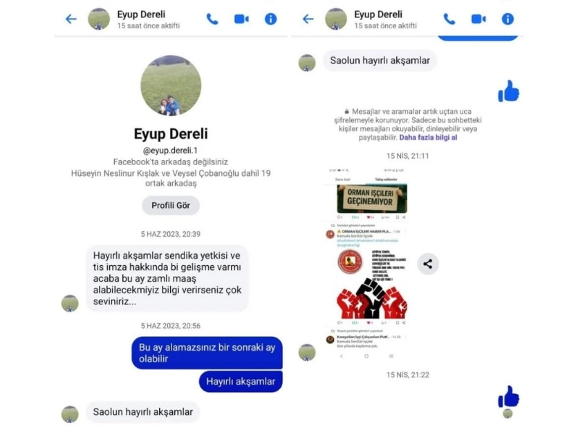Yangında Şehit Olan Işçinin Son Mesajı Ortaya Çıktı