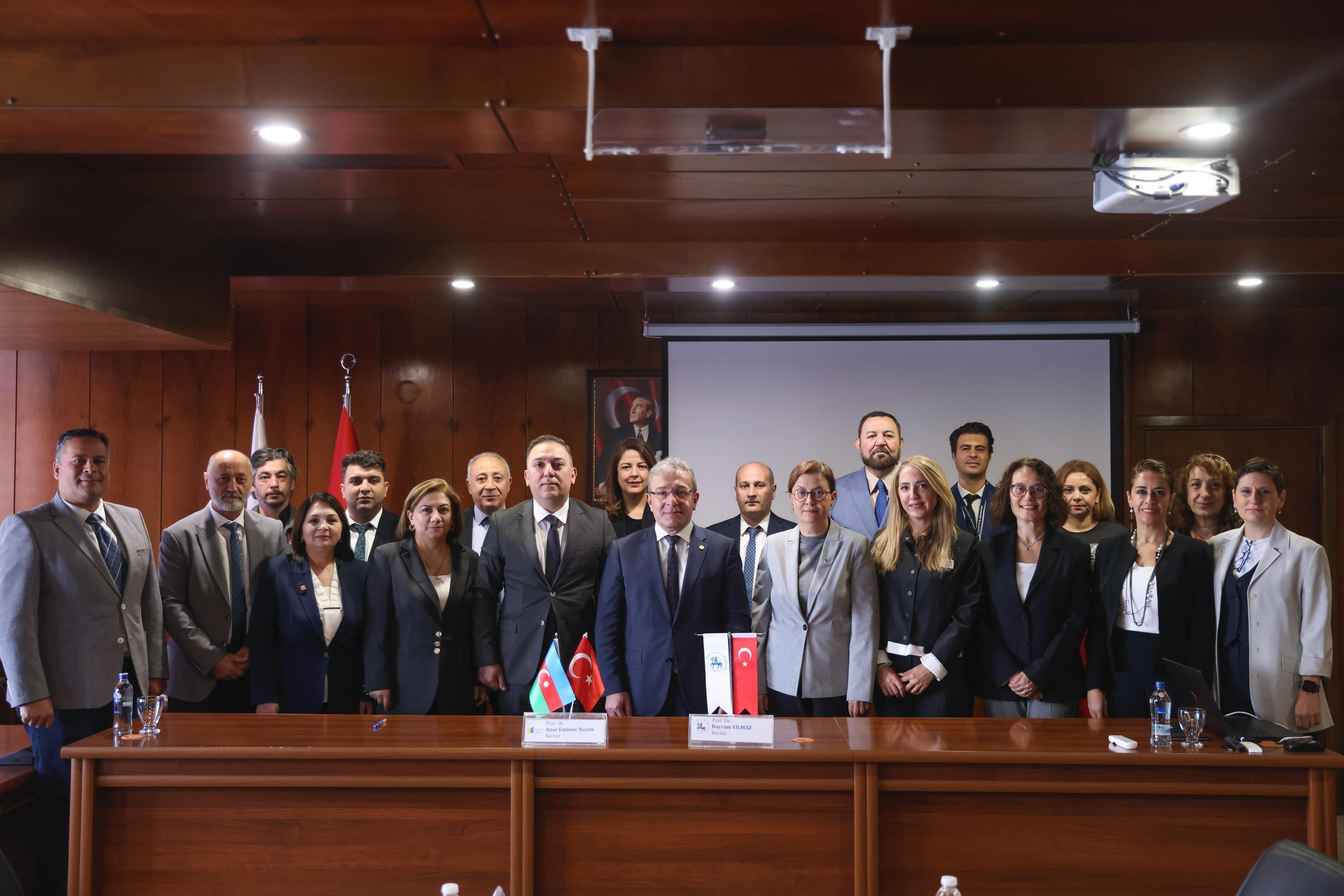 Deü İle Mi̇ngachevi̇r Üni̇versi̇tesi̇ Arasinda İş Bi̇rli̇ği̇ Protokolü İmzalandi (1)