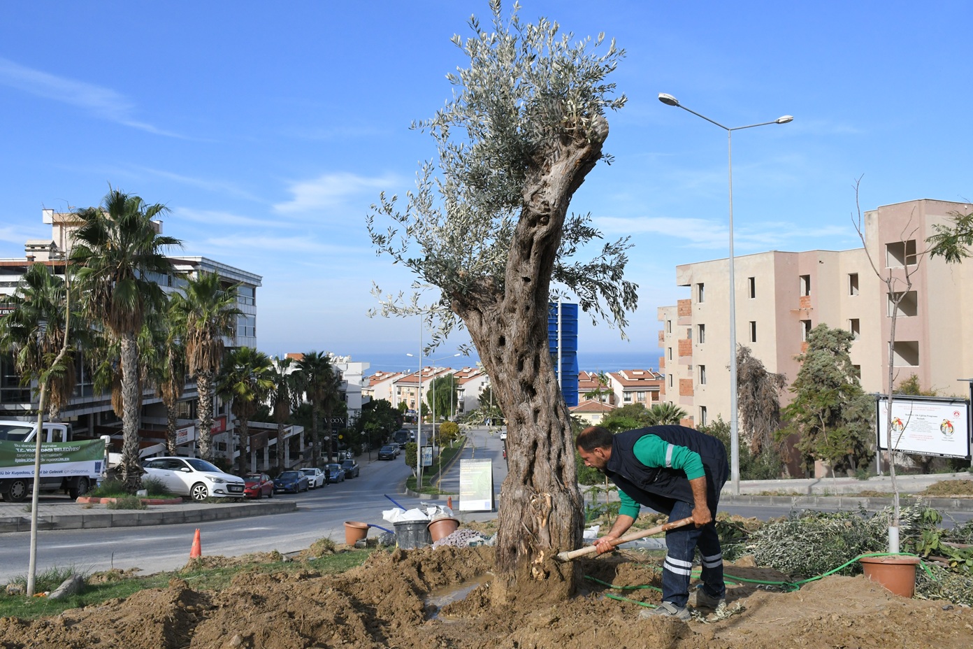 Kuşadasi Beledi̇yesi̇’nden Peyzaj Düzenlemeleri̇ne Su Tasarrufu Planlamasi (3)