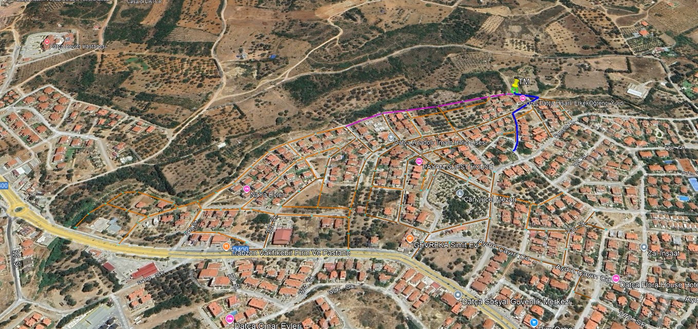 Datça Çomarlık’ta Kanalizasyon Sorunu Çözülüyor (1)