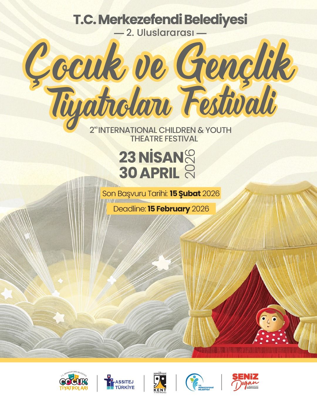 Merkezefendi̇’de 2. Uluslararasi Çocuk Ve Gençli̇k Ti̇yatrolari Festi̇vali̇ Başvurulari Başladi (4)