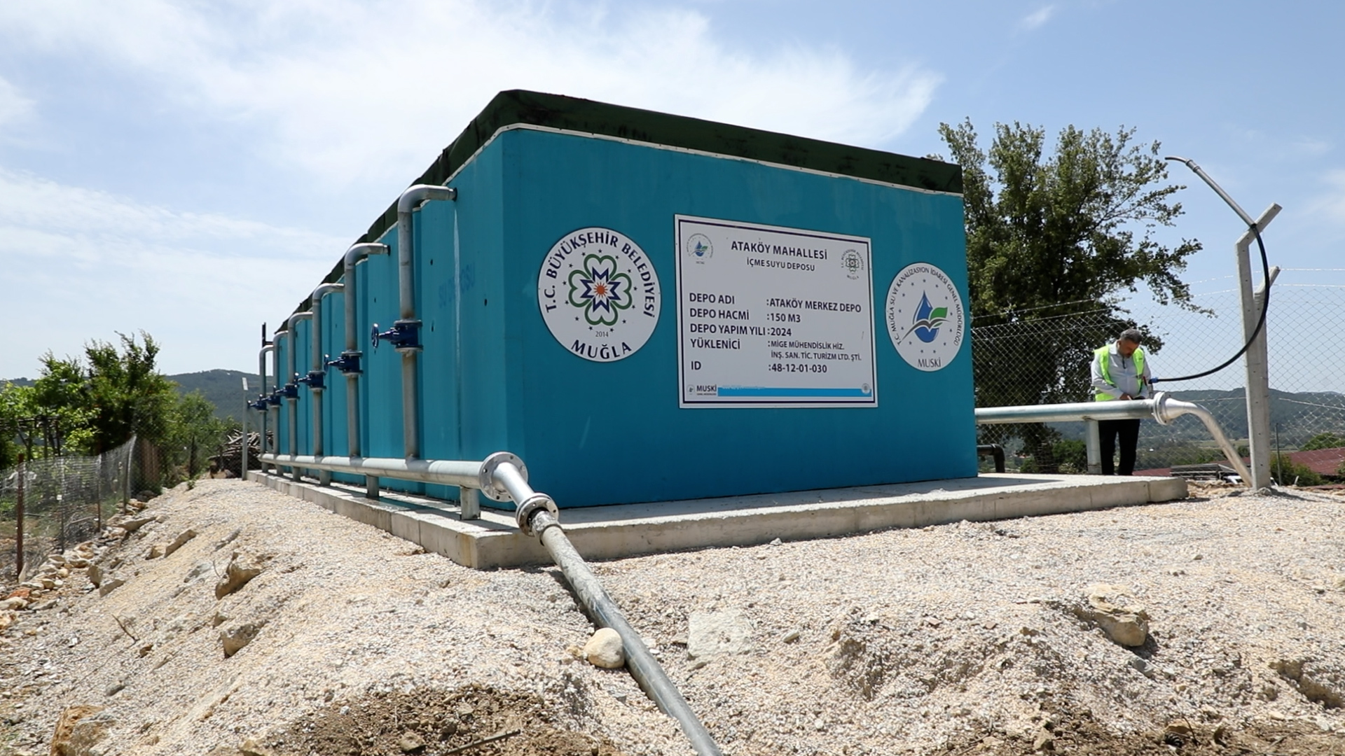 Ula’da İçme Suyu Depoları Yenilendi (1)