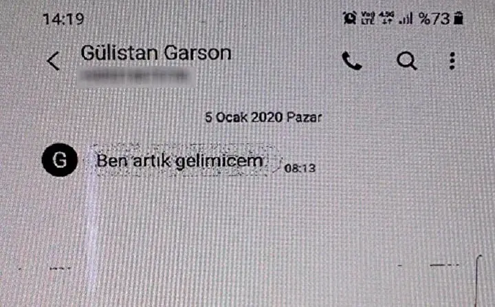 Ben Artik Gelmeyecegim