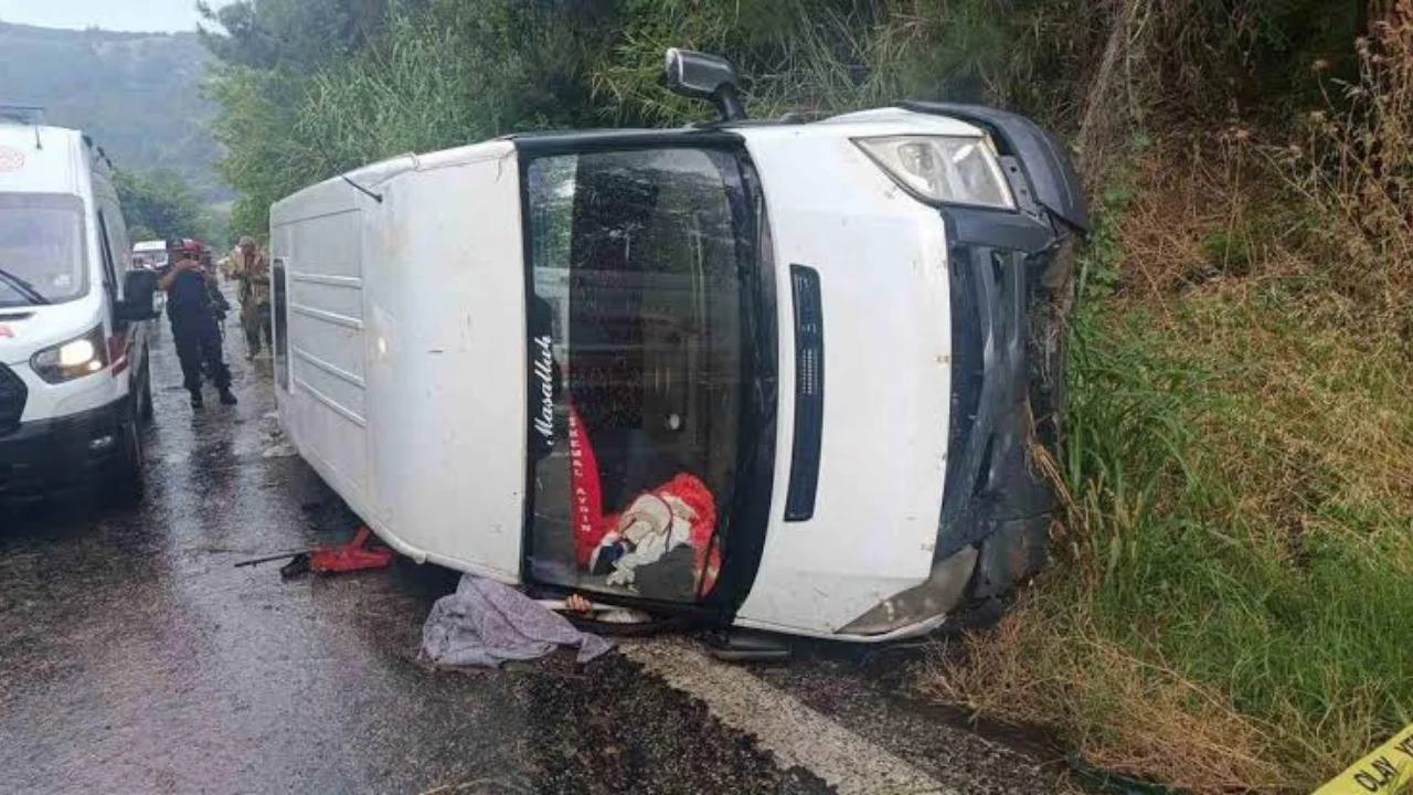 Kiraz'da kaza. 1 ölü 11 yaralı