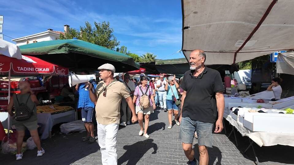 Foça'da protestolar artarak devam ediyor