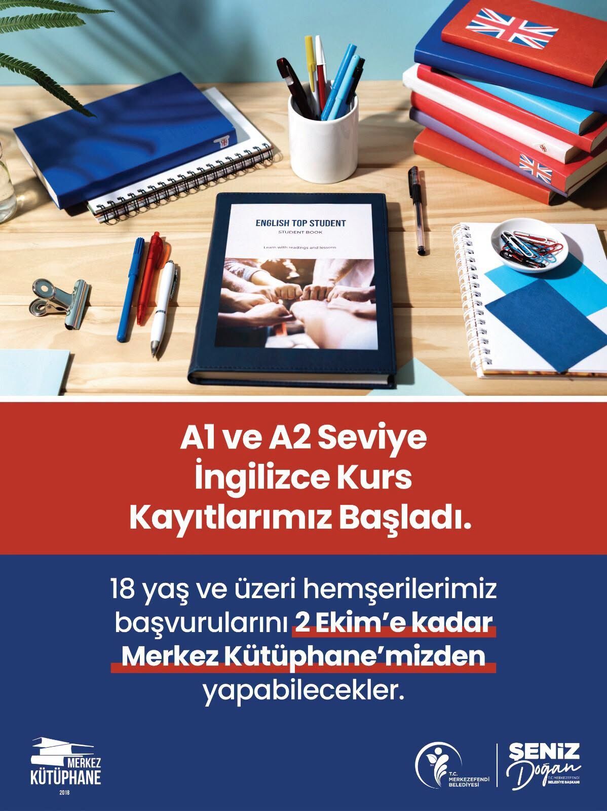 Merkezefendi̇’de A1 Ve A2 Sevi̇ye İngi̇li̇zce Kursu Kayitlari Başladi