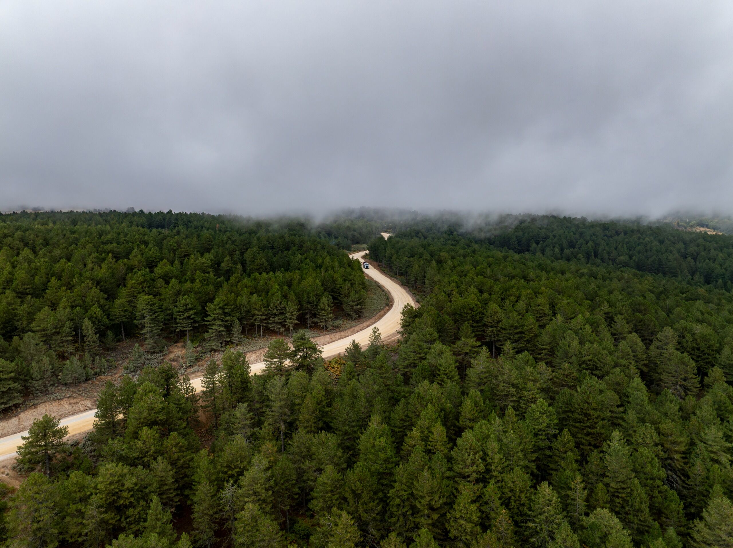 Demirci Söğütçük’te 11 kilometrelik yol için çalışma başladı