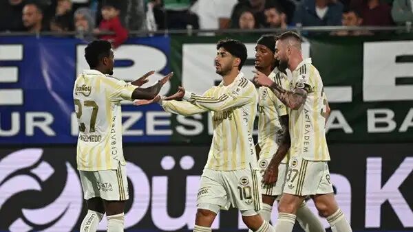 Fenerbahçe, Rize deplasmanında 3 golle kazandı