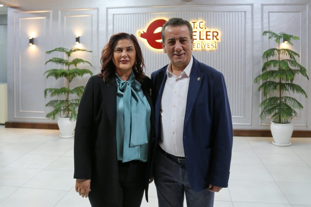 Özlem Çerçioğlu'ndan başkan Yetişkin'e destek ziyareti