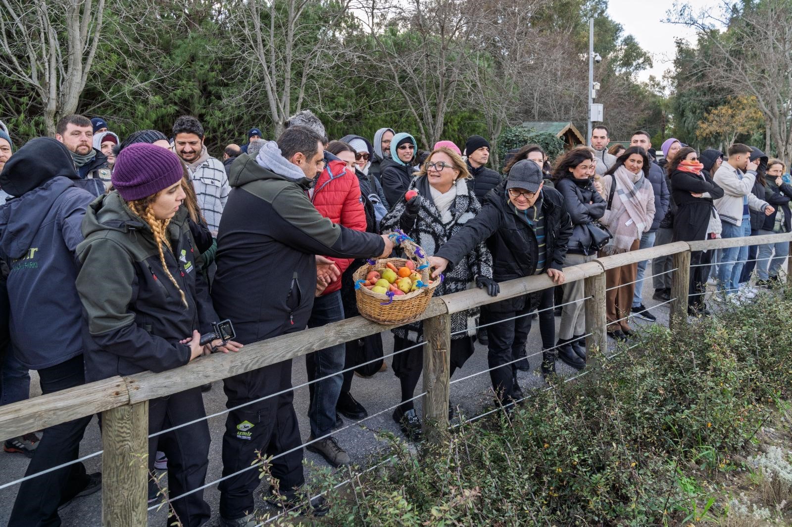 Türkiye'de yer alan İzmir Doğal Yaşam Parkı ülkemizde yetişen ilk fil olan '' İzmir''in 14. yaş gününü kutladı.