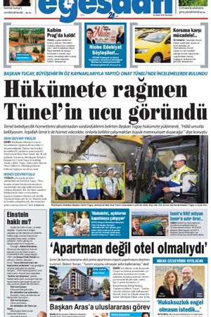 İzmir Ege Saati Gazetesi - 26 Mayıs 2025 Pazartesi manşeti
