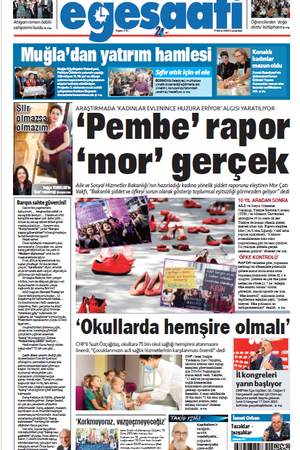 İzmir Ege Saati Gazetesi - 11 Ekim 2025 Cumartesi