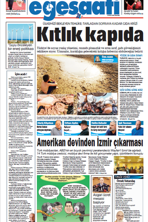 İzmir Ege Saati Gazetesi - 20 Ekim 2025 Pazartesi