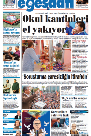 İzmir Ege Saati Gazetesi - 27 Ekim 2025 Pazartesi