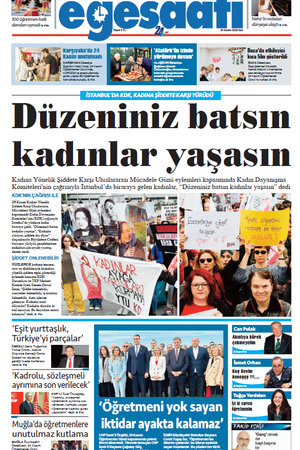 İzmir Ege Saati Gazetesi - 25 Kasım 2025 Salı