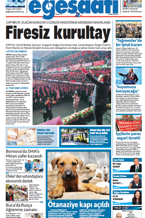 İzmir Ege Saati Gazetesi - 02 Aralık 2025 Salı