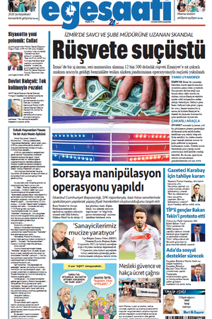 İzmir Ege Saati Gazetesi - 03 Aralık 2025 Çarşamba